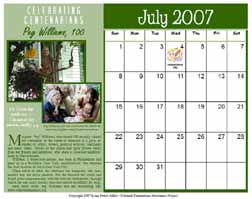 July 2007 - Peg Williams